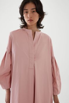 PLEATED SHIRT DRESS - Light pink - Dresses - COS Best Designer Suits, Big Size Fashion, Pleated Shirt Dress, Light Pink Dress, Dress Idea, Pleated Shirt, Basic Wear, Pink Dresses, Pink Maxi