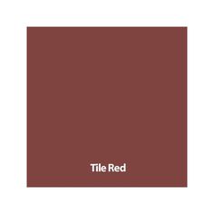 a red color with the word tile red on it