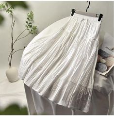 Material: COTTONAge: Ages 18-35 Years OldSilhouette: A-LineDecoration: Lace-UpModel Number: SK522Waistline: empirePattern Type: SolidStyle: CasualDresses Length: Mid-CalfSize: one sizeColor: White,beige,light gray,milk teaSeason: Spring,Summer,Autumn Non-stretch Solid White Skirt, White Non-stretch Tiered Skirt, White Non-stretch Cotton Skirt, White Non-stretch Pleated Bottoms, Non-stretch White Cotton Skirt, White Summer Skirt Solid Color, White Stretch Skirt Solid Color, White Plain Bottoms For Summer, White Solid Summer Skirt