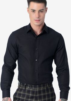 Black Linen Shirt - SARTORO Formal Collared Linen Top, Fitted Classic Linen Shirt, Fitted Linen Shirt With Spread Collar, Classic Slim Fit Linen Top, Classic Linen Slim Fit Tops, Slim Fit Linen Top With Spread Collar, Modern Linen Shirt With Spread Collar, Slim Fit Linen Button-up Tops, Formal Linen Relaxed Fit Shirt