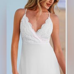 Brand New From Cupshe X Madison Collab. Doesnt Suit My Body Type Unfortunately. The Lace Is Really Nice, It’s Really Comfortable, Not See Through, And The Length Is Great! Maxi Wedding Dress, Cupshe Dress, Wedding Dress Color, Maxi Dress Wedding, Colored Wedding Dresses, Dress Brands, Gorgeous Dresses, Body Types, Really Cool Stuff