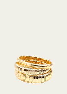 Get free shipping on Ben-Amun Cobra Elastic Bracelets, Set of 3, Gold at Bergdorf Goodman. Shop the latest luxury fashions from top designers. Women's Workwear Fashion, Elastic Bracelets, Mark And Graham, Bracelets Set, Jewelry Accessories Ideas, Chunky Bracelets, Dope Jewelry, Stacked Jewelry, Jewelry Lookbook