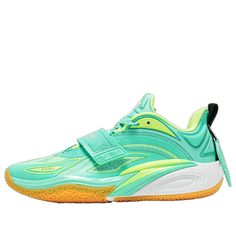 ANTA KAI 1 'Green Grails' 8124B1102S-3 Shoes Rotation, Limited Edition Sneakers, Shoe Inspo, Sneaker Games, Vibrant Green, Green And Yellow, Sport Sneakers, Basketball Shoes, Volleyball