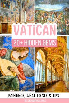 Pinterest pin graphic for hidden gems in the Vatican Best Food In Rome, Free Things To Do In Rome, Day Trips From Rome, Italian Lakes, Countries To Visit, The Vatican, Unusual Things