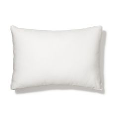 a white pillow on a white background