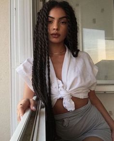 Box Dreads, Long Box Braids, Fast Hairstyles, Pinterest Hair, Trending Hairstyles, Hair Weave, Protective Hairstyles