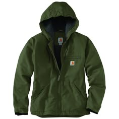 PRICES MAY VARY. 12-ounce, 100% cotton washed duck Sherpa lining in body and quilted-nylon lining in sleeves Attached three-piece hood Bi-swingback for ease of movement Chest map pocket, two lower-front pockets and two interior pockets Carhartt Overalls Women And Hoodie, Carhartt Style, Duck Jacket, Sherpa Lined Jacket, Duck Fabric, Carhartt Womens, Carhartt Jacket, Carhartt Women, Canvas Jacket