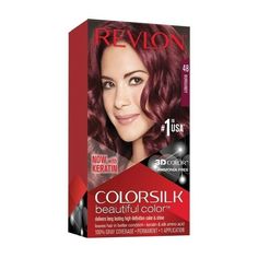 Revlon Colorsilk Beautiful Color Permanent Hair Single Pack, 48 Burgundy Product Details Is Discontinued By Manufacturer : No Product Dimensions : 3.44 x 1.94 x 6.13 inches; 5.61 Ounces Item model number : I0021857 Manufacturer : Revlon Colorsilk PERMANENT AT-HOME HAIR DYE: Convenient hair color kit for at-home use co-developed with salon experts for long-lasting gray coverage KERATIN ENRICHED HAIR COLOR: Nourishing, ammonia-free hair color formula is infused with Keratin and Silk Amino Acid to Revlon Hair Dye, Platinum Hair Dye, Long Lasting Hair Color, Pelo Color Borgoña, Burgundy Hair Dye, Ammonia Free Hair Color, How To Dye Hair At Home, Revlon Colorsilk, Revlon Color