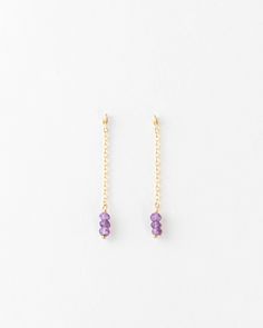 Amethyst or aquamarine. Ruby or sapphire. Each birthstone has unique symbolism and meaning tailored just for you. Our Mina Birthstone Drop Earrings hold three natural birthstones on a delicate chain and will catch all the light wherever you go. Dainty 14k Gold Filled Birthstone Earrings, Delicate Dangle Earrings With Birthstone, 14k Gold Dangle Earrings With Birthstone, 14k Gold Birthstone Dangle Earrings, Everyday 14k Gold Filled Birthstone Earrings, 14k Gold Filled Birthstone Dangle Earrings, Everyday Delicate Birthstone Earrings, Delicate Everyday Birthstone Earrings, Everyday Fine Jewelry Earrings With Birthstone