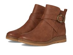 PRICES MAY VARY. Soft Manmade Upper Harness And Buckle Accent Cork Midsole Wedge Inside Zipper Special Features, Cork, Ankle Boot, Shoe Boots, Wedges, Buckle, For Free, Zipper, Boots