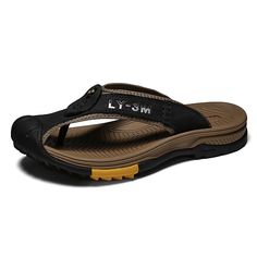 Category:Slippers  Flip-Flops; Upper Materials:Leather,Cowhide; Lining Materials:Leather; Gender:Men's; Toe Shape:Open Toe; Outsole Materials:Rubber; Closure Type:Loafer; Function:Comfortable,Breathable,Slip Resistant; Listing Date:07/02/2024; 2024 Trends:Flip-Flops Mens Leather Flip Flops, Men Sandals, Comfy Slippers, Beach Slippers, Leather Flip Flops, Casual Slippers, Leather Slippers, Leather Shoes Men, Beach Shoes