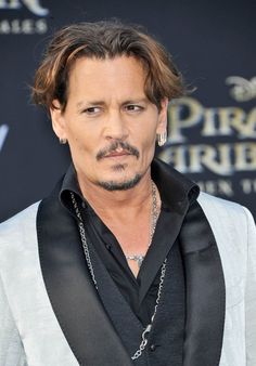 johnny depport at the pirates of the caribbeans premiere in los angeles, california