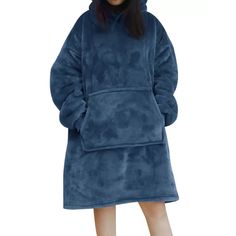 Feel cozy and warm in our Oversized Under Knee Blanket Hoodie For Women, perfect for cooler temperatures. Featuring an oversized fit and classic style, it has insulation that traps warmth and puffs out with every step, so you stay comfortable all day long! It contains two large pockets that are excellent for storing your phone, keys, or other small items. It's warm, comfy, and fashionable enough to wear around the home or out on the town. Specifications: Material: Polyester Sleeve Style: Regular Blanket With Sleeves, Street Jeans, Oversize Pullover, Sweatshirt Blanket, Oversized Flannel, Hoodie Oversize, Winter Pullover, Hoodie Blanket, Sweatshirt Women