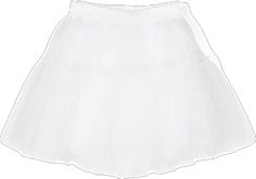 White Stretch Dresses With Ruffled Skirt, White Stretch Dress With Ruffled Skirt, White Mini Skirt Petticoat With Ruffles, White Ruffled Mini Skirt Petticoat, White Tulle Bottoms For Summer, White Flowy Ruffled Petticoat, White Ruffled Petticoat With Flowy Fit, White Ruffled Skirted Petticoat, White Tiered Petticoat With Gathered Skirt