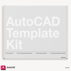 the autocad template kit is designed to look like an automobile