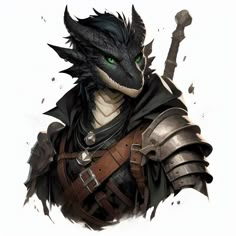 Black Dragonborn Dnd Male, Black Dragonborn, Dnd Fighter, Humanoid Dragon, Rogue Dnd, Dnd Dragons