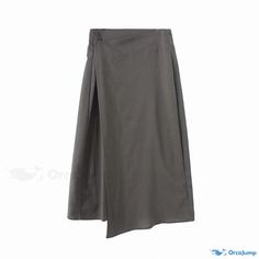 Orcajump - Asymmetrical Mesh-inspired Comfortable Midi Skirt Long Midi Skirt, Bodycon Pencil Skirt, Utility Skirt, Embellished Shorts, Bubble Skirt, Half Skirt, Casual Skirts, Types Of Skirts, High Waisted Denim