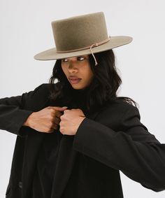 The Maise features a telescope crown + flat brim, an ideal combination of shapes to complete any outfit. With a brim that is neither too short or too wide, the Maise flawlessly frames every face. This hat includes an adjustable, layered leather band with our signature xx and temperature regulating wool felt to keep you comfortable all season. Fall Flat Brim Top Hat, Modern Adjustable Hats For Everyday, Modern Adjustable Hat For Everyday, Modern Adjustable Hats For Everyday Wear, Modern Wide Brim Hat For Everyday, Modern Adjustable Wide Brim Felt Hat, Modern Wide Brim Adjustable Felt Hat, Modern Wide Brim Felt Hat, Modern Wide Brim Felt Hat With Adjustable Fit