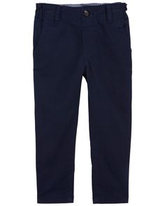 With plenty of stretch for ultimate classroom comfort, these uniform chinos are a must have for back to school! Pair with his favorite tops for effortlessly cool style. Cotton School Uniform Bottoms, Navy Business Casual Chinos, Navy Casual Chinos For Business Casual, Navy Fitted Casual Chinos, Navy Cotton Chinos For Work, Navy Cotton Chinos With Pockets, Classic Blue Cotton Chinos, Navy Cotton School Bottoms, Navy Cotton Bottoms For School