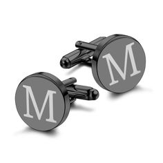 PRICES MAY VARY. Classic Initial Cufflinks For Men: 1 Pairs Cuff Links And Personalized CuffLink Box With Engraved Alphabet Letter To Select. Exquisite Mens Accessories For Casual To Formal. Letter Cufflinks Complement Any Outfit, Including Suits, Tuxedos, Shirts Long Lasting Shine And More Durable: High Polished Copper And Metal Electroplating Craft, More Durable And No Fade, Store Longer Great Ideal For Men: Available In Gold Cufflinks, Silver Cufflinks, Or Black Cufflinks. With Cuff Link Box, Black Cufflinks, Formal Letter, Initial Cufflinks, Jewelry Classic, Cufflink Box, Gold Cufflinks, Black Plates, Mens Accessories Jewelry, Silver Cufflinks