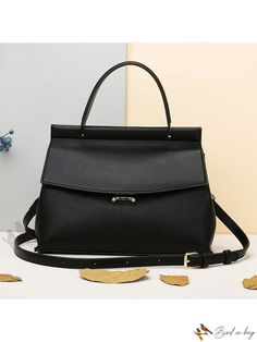 Bird in Bag - This stylish and simple ladies handbag features a flip-lock opening and closing mechanism. The Korean style is ideal for everyday use, and Daily Use Flap Satchel With Hasp Closure, Elegant Daily Satchel With Turn-lock Closure, Elegant Satchel With Turn-lock Closure For Daily Use, Daily Use Top Handle Flap Bag With Hasp Closure, Everyday Flap Satchel With Hasp Closure, Black Flap Bag With Turn-lock Closure For Office, Everyday Satchel With Hasp Closure, Chic Office Flap Bag With Hasp Closure, Rectangular Satchel With Turn-lock For Daily Use