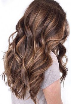 Brown Balayage Highlights, Beautiful Light Brown Hair, Trendy Fall Hair Color, Light Brown Hair Color, Balayage Hair Color Ideas, Balayage Hair Color