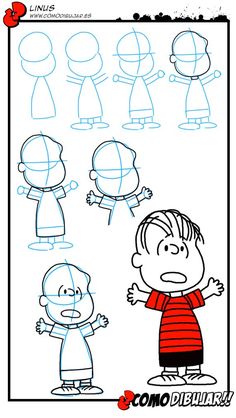 how to draw cartoon characters step by step