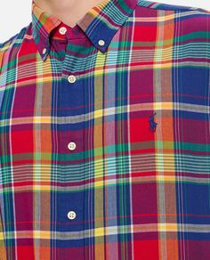 Frontal buttons closure. Long sleeve. Logo detail. All over check. Color: multicolor. Composition: 100% Cotton Classic Multicolor Shirt For Fall, Multicolor Casual Button-up Flannel Shirt, Casual Multicolor Button-up Flannel Shirt, Classic Multicolor Fall Shirt, Classic Multicolor Button-up Shirt, Classic Multicolor Tops For Fall, Classic Multicolor Fall Top, Ralph Lauren Logo, Ralph Lauren Sport