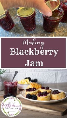 making blackberry jam is an easy and delicious way to start the day off right now