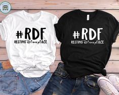 RDF - Resting Disney Face | Disney Shirts | Disney Shirts for Women | Disney World Shirt | Disney Shirt | Magic Kingdom Shirt | Funny Disney Disney Passholder, Ear Inspiration, Disneyland Ideas, Disney Shirts For Women, Zapatillas Nike Air Force, Magic Kingdom Shirt, Disney World Shirt, Disney Gear