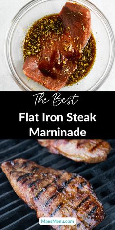 the best flat iron steak marinade