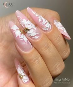 Chique Nails, Acrygel Nails, Stilleto Nails Designs, Clear Gel, Nail Design Inspiration, Almond Nails Designs