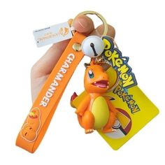 Guaranteed Customer Service & Trusted Seller Message Us With Any Questions - We Respond Right Away Please Check All Our Listings For Bundle Deals Same Day Shipping Officially Licensed Pokmon Bell Lanyard 2 In 1 Keychain Keychain With Stainless-Steel Ring And Grommet! Charmander Edition! Many Designs Available, Please Check All My Listings! Each Design Is High Quality And Smooth To The Touch! Brand New & Sealed In A Polybag! The Keychain Measurements Are In Listing Photos! The Item Contains All P Pikachu Keychain, Pokemon Accessories, Bubble Wrap Packaging, Key Card Holder, Stainless Steel Rings, Steel Ring, New Shop, Action Figure, Lanyard