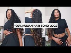 We've laid out the pros & cons for braiding with human hair, where to buy it, how to braid with it and how to take care of it. Enjoy! Bohemian Goddess Braids With Human Hair, Bohemian Locs With Human Hair, Goddess Locs With Human Hair, Human Hair Goddess Locs, Goddess Locs Human Hair, Bohemian Locs Goddess, Human Hair Faux Locs, Bohemian Goddess Faux Locs, Human Hair Braids