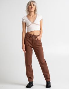 Rsq Womens 90s Jeans. Belt Loop Waist. Button Closure Paired With Zipper Fly. Basic 5 Pocket Design. High Rise. Relaxed Fit. Approx. Inseam: 29". 100% Cotton. Machine Wash. Imported. Model Is Wearing A Size 26. Model Measurements:height: 5'8" Bust: 32"waist: 25"hips: 34" Jeans Belt, 90s Jeans, Pocket Design, Model Measurements, Parachute Pants, High Rise, Relaxed Fit, Zipper, Pants