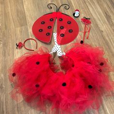 Adorable Adjustable Waist Ladybug Tulle Tutu. Black And White Polkadot Tie Is Great To Offer Sizing For Kids From 3 To 8. Wings Are Elastic That Go Around The Upper Arm, And The Matching Headband And Wand. The Lady Bug Necklace Is Inside The Adorable Ladybug Box. Great For Halloween, Or For Just Dressing Up For Fun For The Lady Bug Lover. Super Cute And Brand New Everything! Unicorn Dress Girls, Bug Necklace, Toddler Summer Dresses, Pink And Gold Dress, Rosé Halloween, Kids Christmas Dress, Girls Navy Dress, Girls Sweater Dress, Jewel Dress