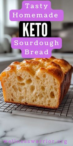 Keto Low Carb Bread Recipes, Coconut Flour Sourdough Bread, Low Carb Homemade Bread Recipes, Low Carb Sourdough Starter, How To Make Keto Bread, Keto Crusty Bread, Keto Sourdough Starter Recipe, Diy Low Carb Bread, Keto Sandwich Bread Recipes