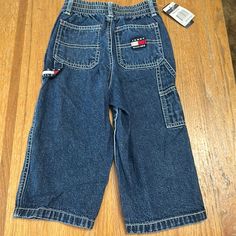 Tommy Hilfiger Denim Blue Jeans. Size 18-24 Months. Straight Leg,, Snap & Zip Front Fly. Elastic Back Waist. Snaps Along Inner Legs. Carpenter Jeans With Hammer Loop. New With Tags. Vintage Tommy Hilfiger Jeans, Toddler Boy Jeans, Tommy Hilfiger Kids, Tommy Hilfiger Girl, Tommy Hilfiger Pants, Tommy Hilfiger Vintage, Tommy Hilfiger Logo, Denim Blue Jeans, Carpenter Jeans