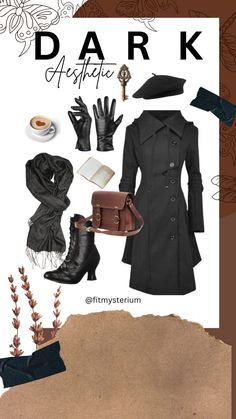 Dark academia style. Fall Looks, Academia looks. Stylish Fall outfits Fall Academia Outfits, Gothic Academia Fashion, Academia Looks, Fall Academia, Goth Academia, Gothic Academia, Dark Academia Goth, Goth Vibes, Dark Academia Outfits