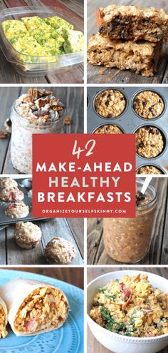 the top ten healthy breakfasts to make ahead