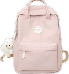 Pink Softback Backpack For Study, Cute Pink Portable Backpack, Pink Portable Kawaii Backpack, Kawaii Purple Backpack For Everyday Use, Pink Portable Backpack For Study, Pink Portable Backpack For Students, Kawaii Pink Rectangular Backpack, Kawaii Pink Backpack For Everyday Use, Pink Kawaii Backpack For Everyday Use