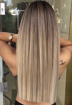 Balayage Straight, Balayage Straight Hair, Rambut Brunette, Honey Hair Color, Kadeřnické Trendy, Ombre Hair Blonde, Brunette Hair With Highlights, Hair Straightening Iron, Vlasové Trendy