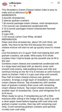 an image of the recipe for ice cream cake