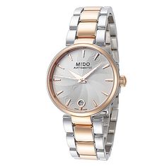 Mido Women's Baroncelli Donna Swiss Made Automatic Bracelet Watch - Supplier Model #: M0222072203110Manufacturer Part Number: MULTI: M0222072203110 Crystal Crown, Stainless Steel Band, Watch Sale, Swiss Made, Watch Case, Chronograph, Time Piece, Bracelet Watch, On Sale