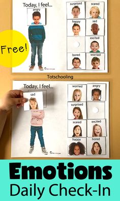 Teaching Emotions, Emotions Preschool, Feelings Activities, Emotions Cards, Emotions Activities, Happy Emotions, Today I Feel, Social Emotional Development