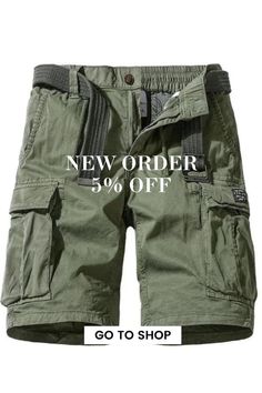 Men's Outdoor Solid Color Loose Multi-pocket Cargo Shorts Mens Office Wear, Beach Sport, Casual Shorts Men, Streetwear Male, Polo Shirts Men, Home Beach, Tactical Pants, Sports Trousers, Oversize Fashion