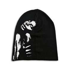 Stay cozy and stylish with these new "Mystery Woman" graphic beanie hats! Perfect for travel, casual outings and parties. Made of breathable, lightweight cotton knit. #Beanie #Hats #Y2K #Style #Headwear #Streetwear 👒🖤 Cotton Knitted Hats For Streetwear, Knitted Cotton Hats For Streetwear, Streetwear Knitted Beanie Cap, Knitted Hats For Streetwear, Knitted Beanie For Streetwear, Hip Hop Beanie For Winter Streetwear, Hip Hop Beanie For Streetwear In Winter, Winter Acrylic Hat For Streetwear, Acrylic Winter Hat For Streetwear