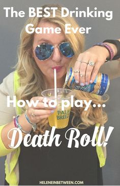 The Best Drinking Game Ever - how to play Death Roll! Seriously, so so much fun and easy to learn. It gets competitive fast! Camping Activities For Adults, Outdoor Drinking Games, Beer Olympics Games, Beer Olympic, For Couples, Drinking Games For Parties