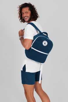 Our slim-profile, yet surprisingly roomy, Terry Cloth Backpack features two zippered compartments. The perfect lightweight accessory to accompany you for a leisurely afternoon by the pool or an adventure across town. Casual Nylon Backpack For Summer, Summer Travel Backpack With Zipper Closure, Versatile Summer Travel Backpack, Summer Standard Backpack For On-the-go, Summer Standard Backpack, Casual Softback Backpack With Zipper Closure, Summer On-the-go Standard Backpack, Sporty Travel Backpack With Adjustable Straps, Standard Backpack For Summer On-the-go