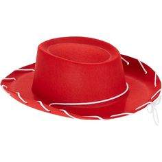 Dress For the Wild Wild West. Top off your children's western costume with this adorable Red Felt Cowboy Hat. Your child will steal the show at your upcoming western party in this way out west brown hat. Lasso this cowboy hat for a western Halloween costume your child won't forget! One brown felt cowboy hat. One size fits most children. Approximately 20" circumference around inside of hat. White rope trim with adjustable wooden bead. Hard felt. Our western costumes and cowboy hats are perfect fo Cowboy Accessories, White Cowboy Hat, Cowboy Theme Party, Felt Cowboy Hat, Black Cowboy Hat, Felt Cowboy Hats, Cowboy Theme, Black Cowboy, Western Cowboy Hats